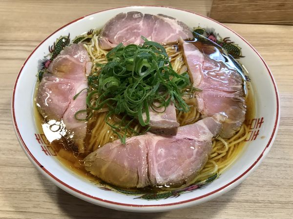 「支那そば チャーシュー 大盛」@くじら食堂bazar 三鷹店の写真