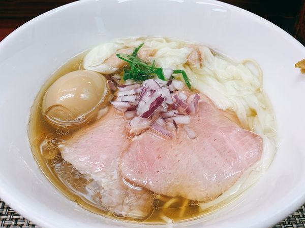 「鯵煮干し塩 ウルメごはん」@麺や 睡蓮の写真