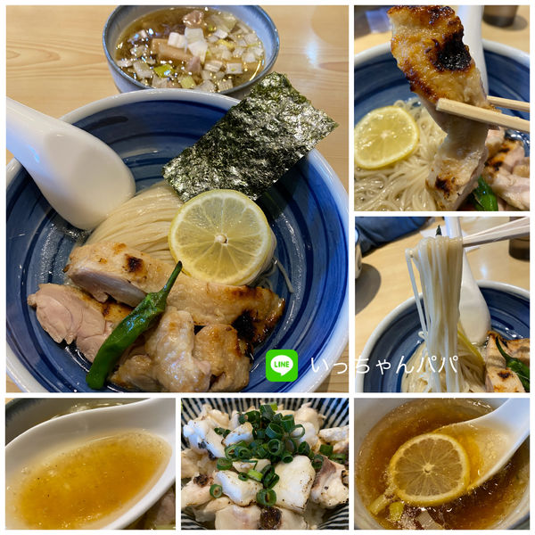 「昆布水つけ麺 980円 炙り真鯛飯 500円」@寿製麺よしかわ 坂戸店の写真