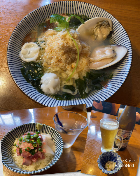 「【限定】うみのそば 他」@寿製麺よしかわ 川越店の写真