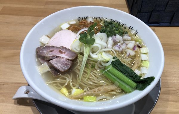 「肉出汁塩そば」@和風ピンポン竹末の写真