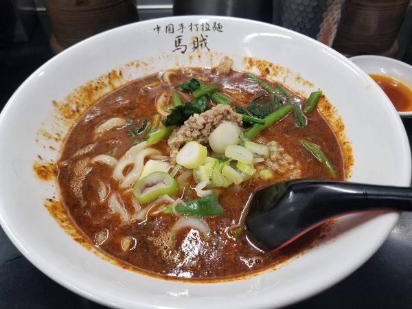 「担々麺(辛め)」@中国手打拉麺 馬賊 日暮里店の写真
