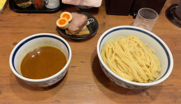 「カレーつけめん めん増量」@中華そば 志の田の写真