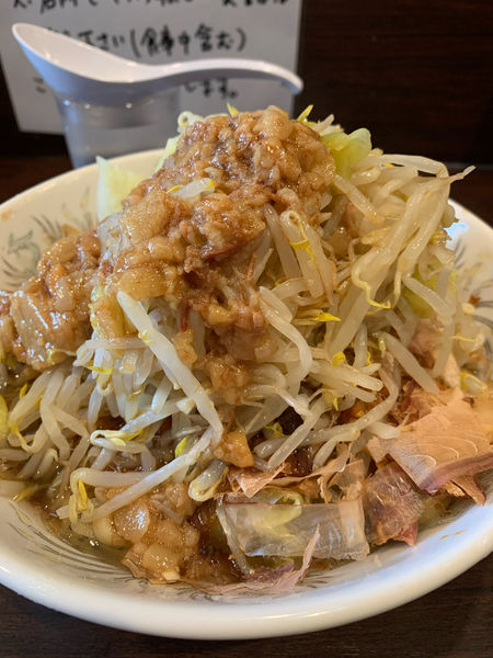 「汁なし　ヤサイアブラカラメ」@ピコピコポンの写真