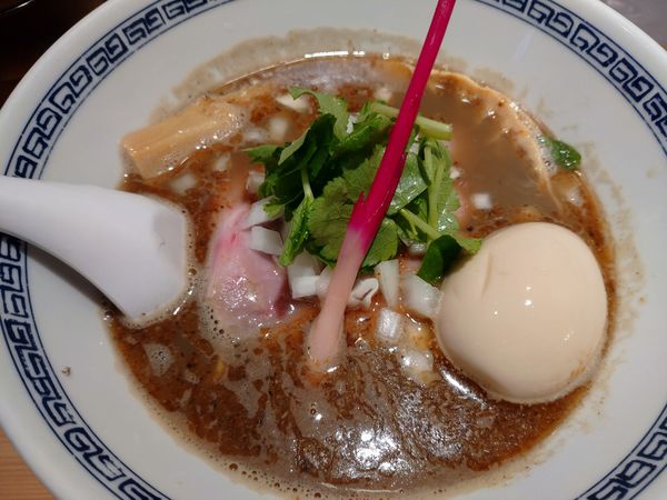 「味玉煮干そば」@中華そば ます田の写真