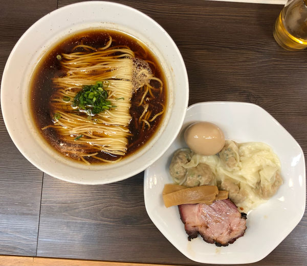 「★ワンタン麺(かけstyle)🍜¥900」@中華そば さわの写真