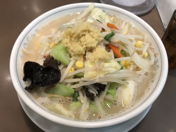 「毎日野菜たんめん固め生姜多め」@たんめん専門店 百菜の写真