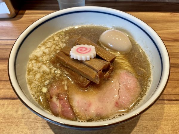 「いりこそば＋メンマ増し＋味付けたまご」@中華そば 堀川の写真