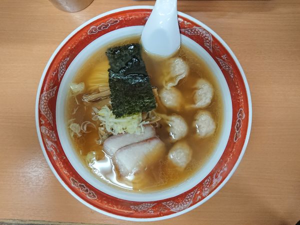 「ワンタンメン」@支那ソバ かづ屋の写真