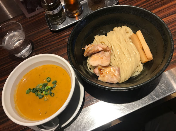 「【限定】濃厚牡蠣つけ麺」@らーめん 本竈 エスパル仙台店の写真