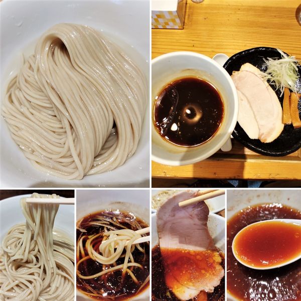 「醤油つけ麺(300g)　1050円」@麺屋鈴春の写真