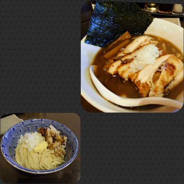 「イカ煮干しそば＋チャーシュー＋和え玉」@麺処 青野の写真