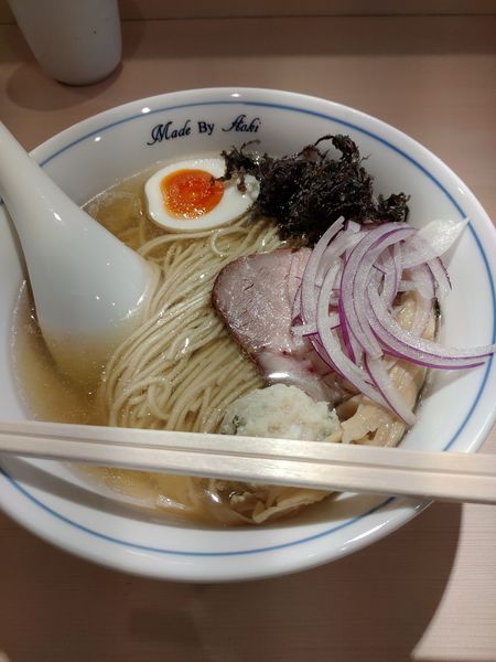 「淡麗煮干全粒粉」@中華蕎麦 あお木 secondの写真