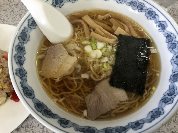「ラーメン＋チャーハンセット」@田名部食堂の写真