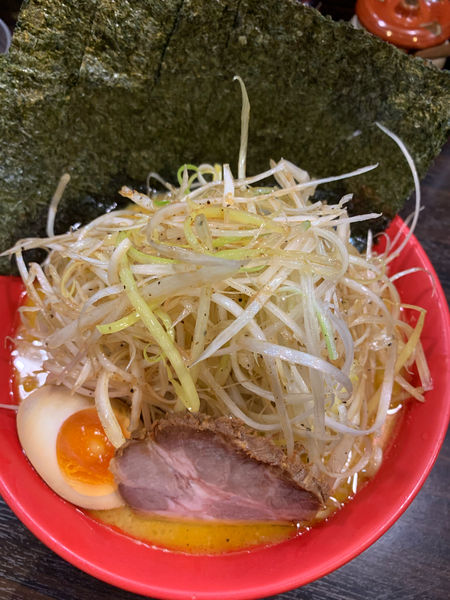 「道楽ラーメン＋味噌スープ＋もやし」@ラーメン道楽 蒲田店の写真