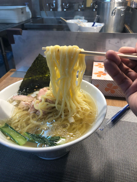 「昆布の塩ラーメン　大盛り」@昆布の塩らー麺専門店 MANNISHの写真