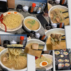 味噌つけ麺830円＋味玉