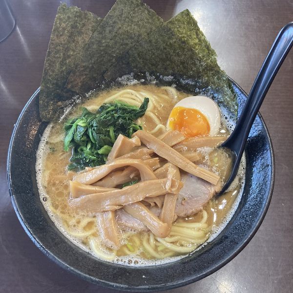 「醤油豚骨」@横浜らーめん 源泉の写真