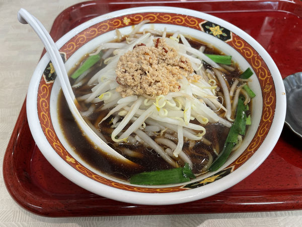 「台湾ラーメン＋餃子６個セット」@中華食堂一番館 仙川駅前店の写真