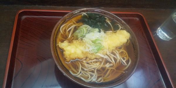 「イカ天そば」@そば処 はるなの写真