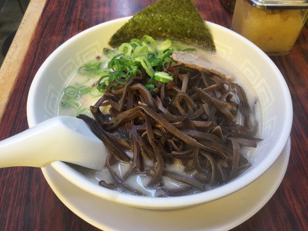 「きくらげラーメン（￥600）」@博多天神 お茶の水店の写真