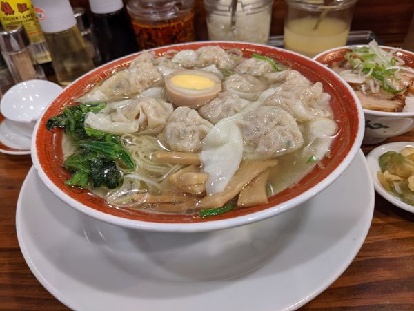 「広州雲呑麺（塩）」@広州市場 西新宿店の写真