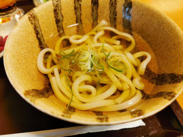 「冷うどん【ランチセット】」@けやき亭の写真
