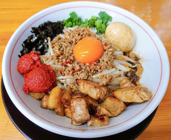 「誤爆台湾まぜそば」@ラーメン・つけ麺 爆王の写真