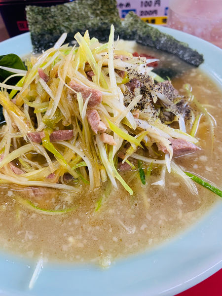 「ネギラーメン、半ライス」@ラーメンショップ 大師店の写真