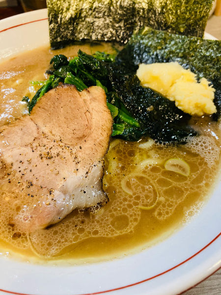 「ラーメン（ロース）、ライス」@らーめん ぱったぱたの写真
