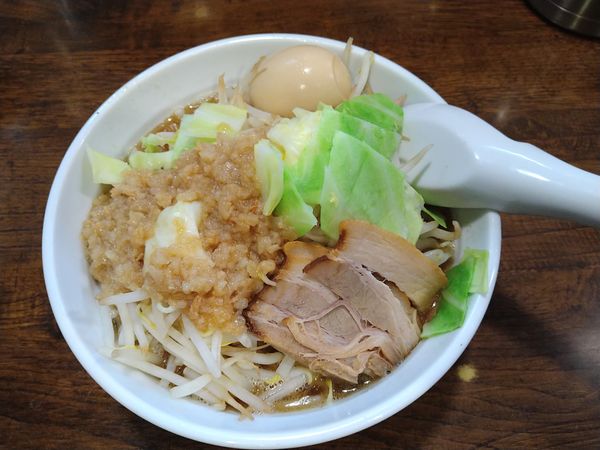 「豚煮干（900円）＋味玉（120円）」@つけめんTETSU 赤羽店の写真