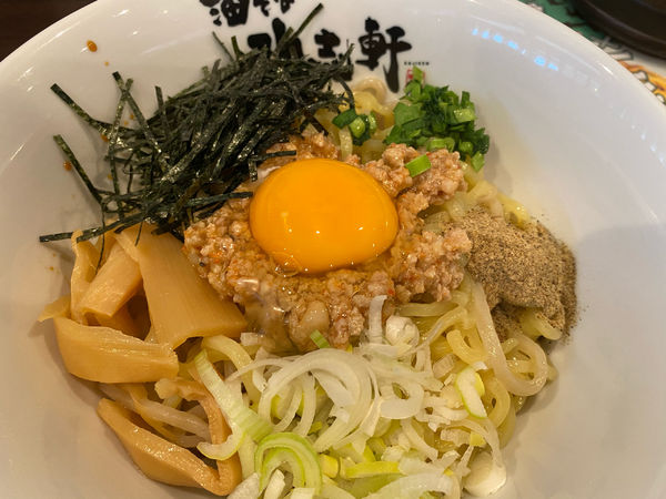 「油そば無双」@油そば専門店 歌志軒 ザ・ガーデンモール岐阜羽島店の写真