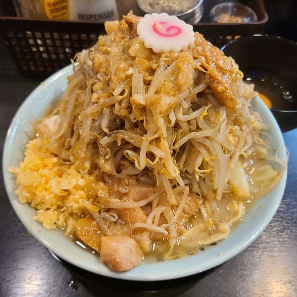 「ラーメン(半分)¥850+野菜増し¥60」@自家製麺 No11の写真