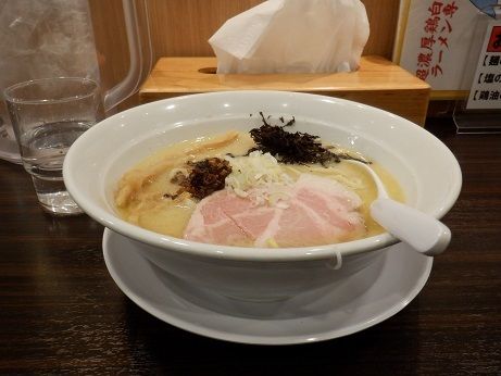 「鶏白湯麺」@超濃厚鶏白湯ラーメン専門店 自家製麺 鶏ふじの写真