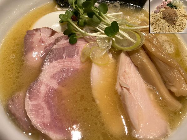 「特製濃厚中華そば（醤油）＋和え玉（１玉）」@中華そば やま福の写真