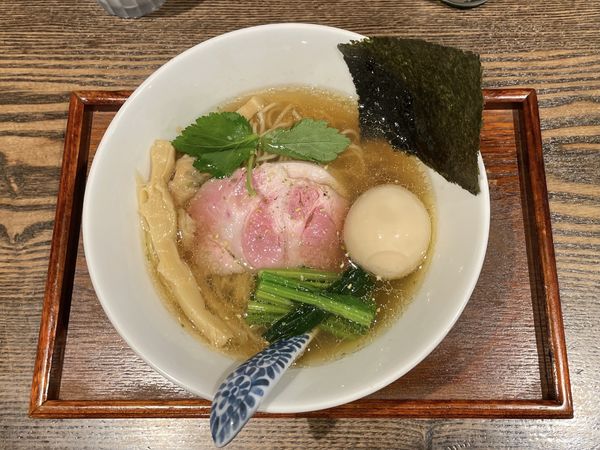 「清酒 八海山 ＋ 鴨胸肉 → 山椒 白醤油」@メンドコロ Kinariの写真