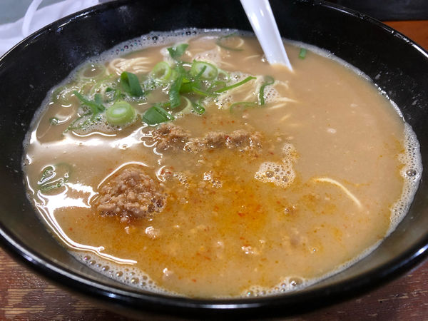 「辛肉とんこつ　630円」@天風堂 筑後本店の写真