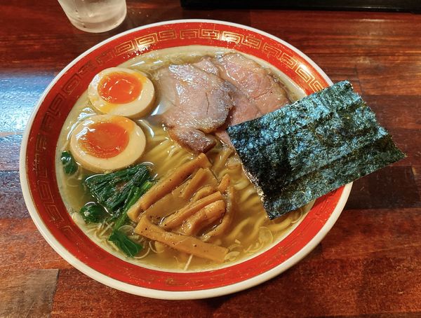 「特選塩平打ち麺」@麺処 懐やの写真