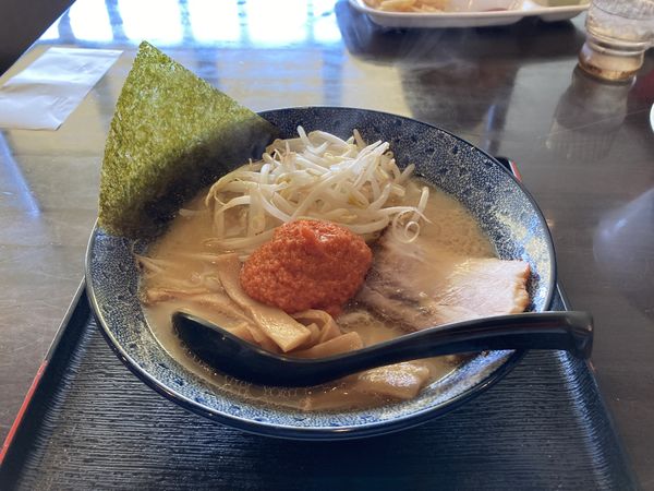 「明太とんこつ」@麺家一火 半田店の写真