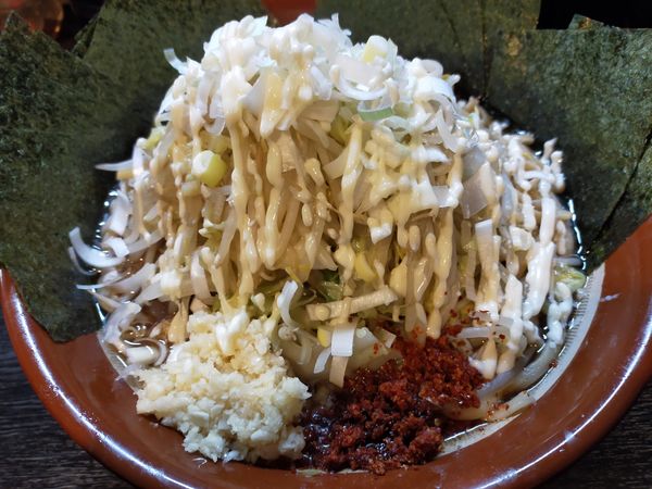 「【限定】アブラソバchaos1000円(大100円700g)」@豚星。の写真