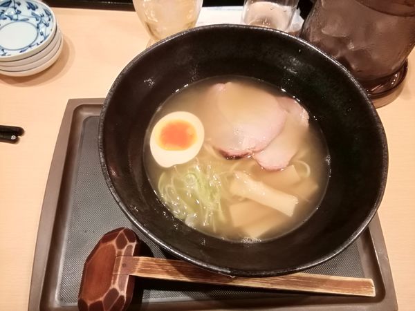 「にぼし塩ラーメン ¥750」@食事処ゆもみ庵の写真