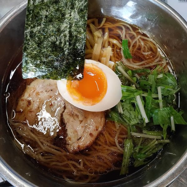 「らーめん(醤油・まろ味)994円」@ZUND-BARの写真