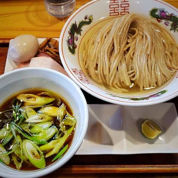 「昆布水つけ麺（醤油）１０００円」@中華蕎麦 みうらの写真
