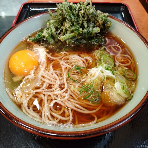 「春菊（￥400）＋生玉子（￥60）」@元長 百合ヶ丘店の写真