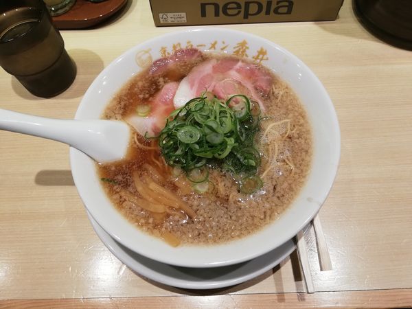 「京都熟成醤油ラーメン750円」@京都ラーメン 森井 向ヶ丘遊園店の写真