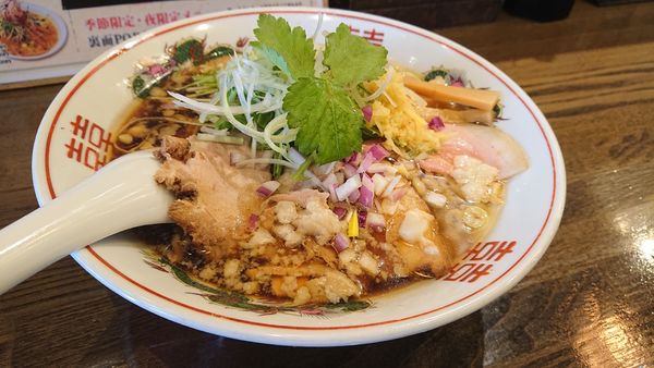 「背油生姜ラーメン(醤油)」@麺屋 信成の写真