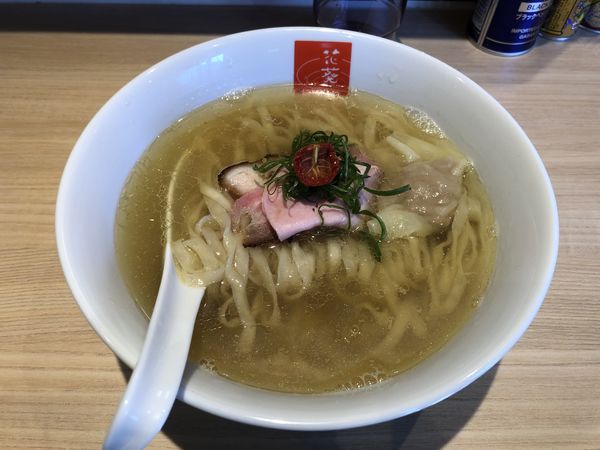 「塩煮干しそば 750円」@煮干中華そば ハナアオイの写真