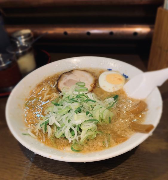「元らーめん（脂多め・ネギ多め￥690）」@蔵前元楽 総本店の写真