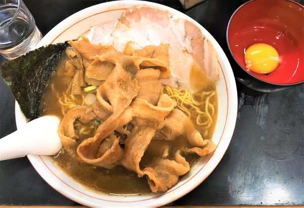 「純正 100 大盛 + ツケダマ　＊25年前迄使っていた麺で」@一条流がんこ総本家分家四谷荒木町の写真