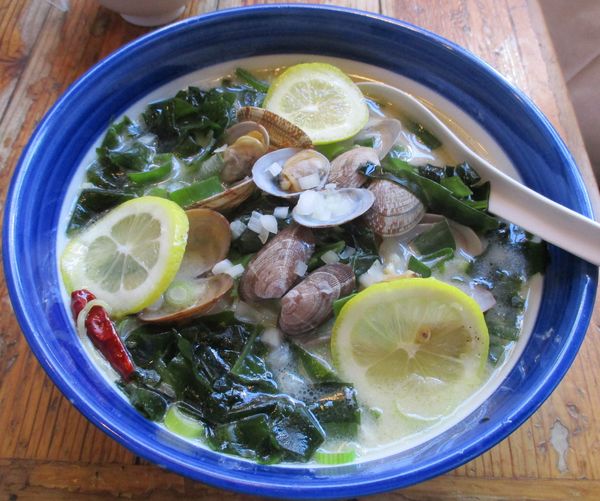 「浅利らーめん　850円　サービスライス付」@麺飯食堂 なかじまの写真